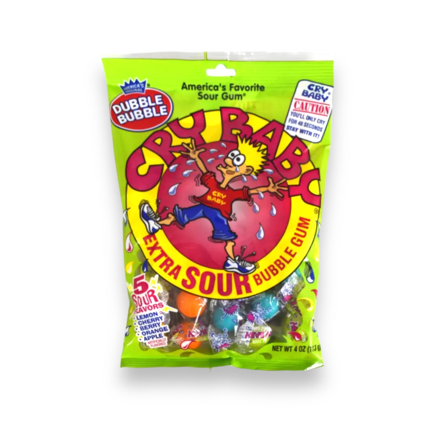 Cry Baby Extra Sour Dubble Bubble bags