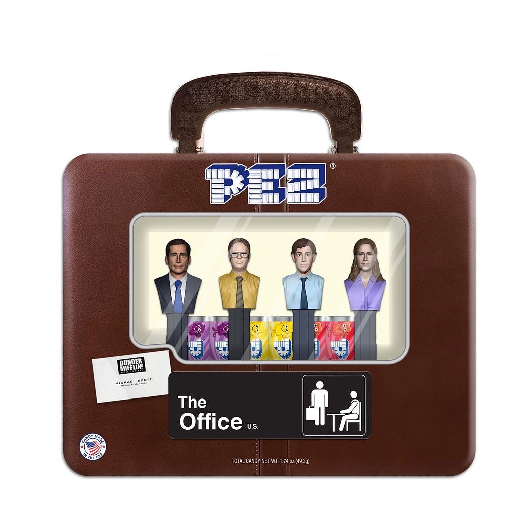 Boîte cadeau à collectionner The Office PEZ