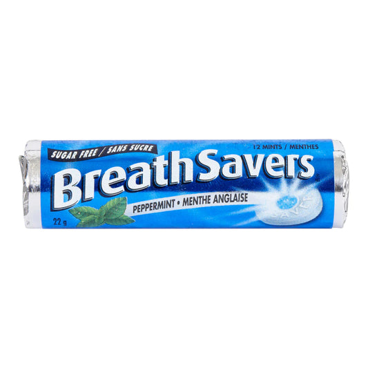 BREATH SAVERS Menthe Poivrée Sans Sucre 