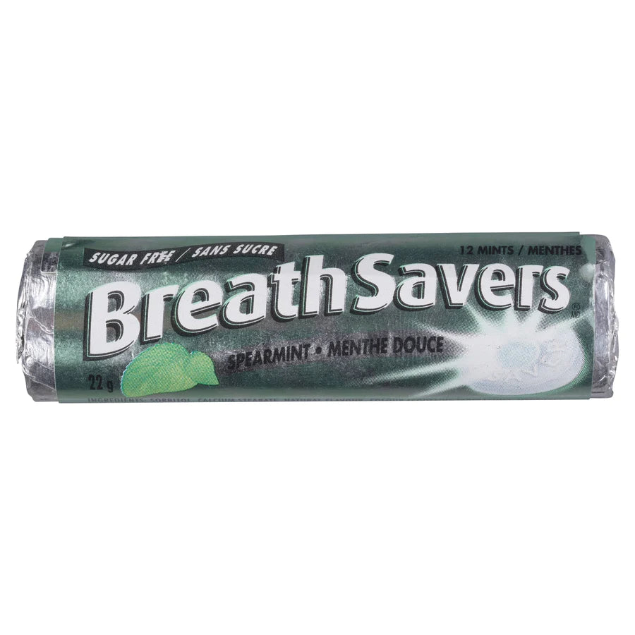 BREATH SAVERS Menthe Verte Sans Sucre 