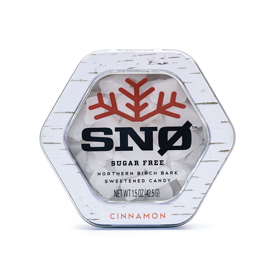 SNØ Cinnamon Xylitol Candy Chips Tin - Sugar Free