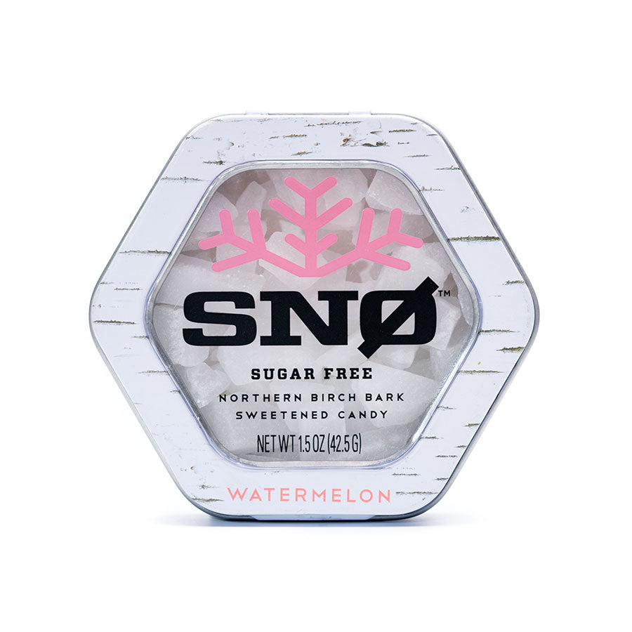 SNØ Watermelon Xylitol Candy Chips Boîte - Sans Sucre 