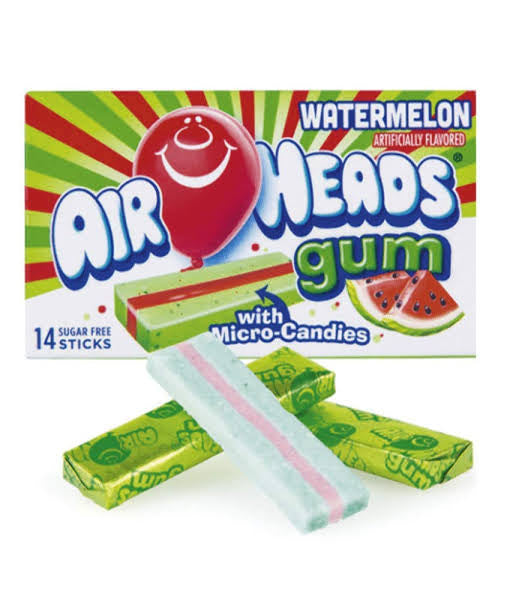 Airheads Gum Pastèque Sans Sucre