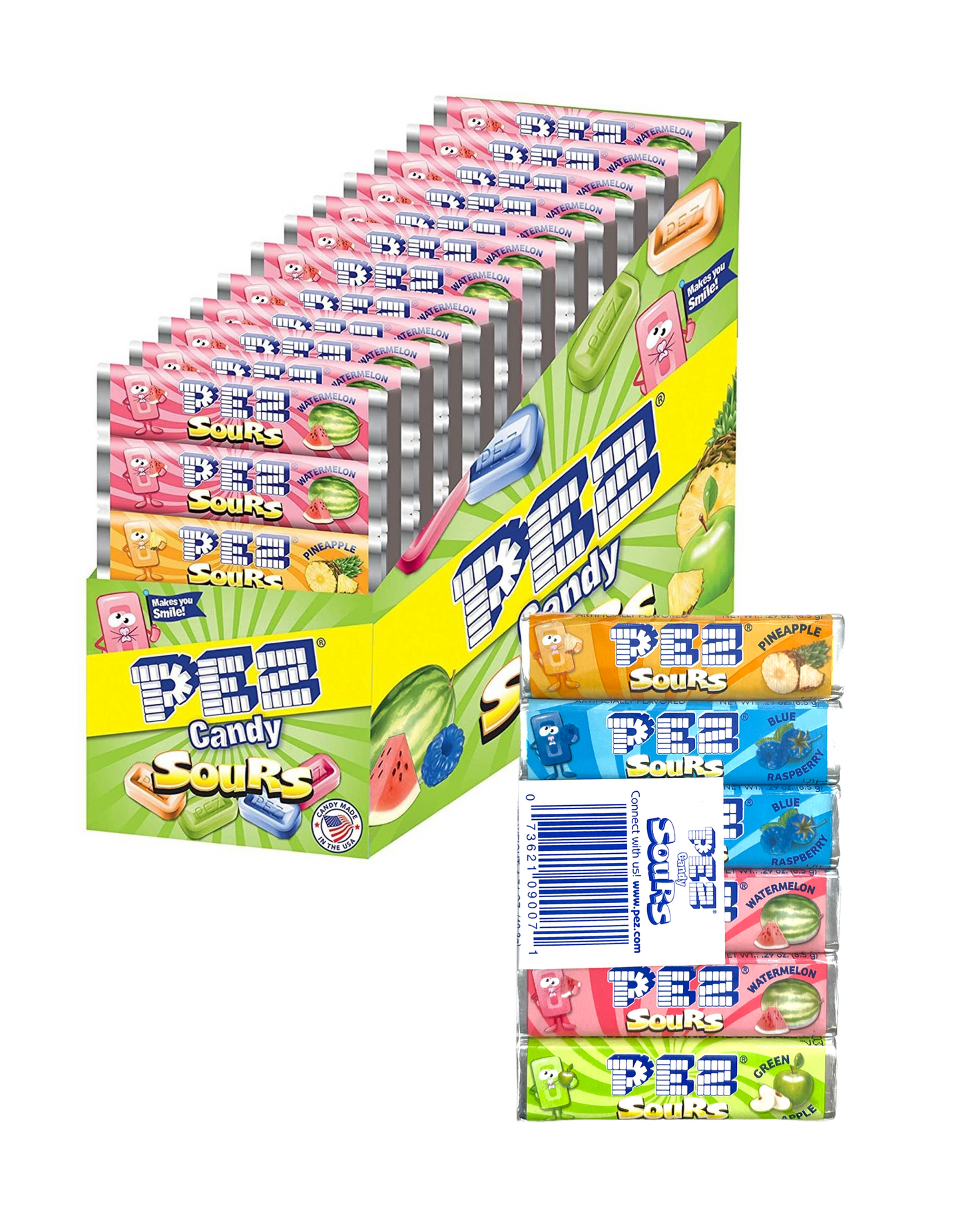 PEZ Refills Sours 6 Roll Pack