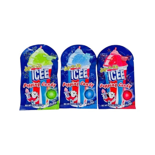 Icee Popping Candy avec sucette