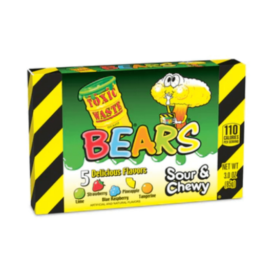 Toxic Waste Sour & Chewy Bears Theater Box