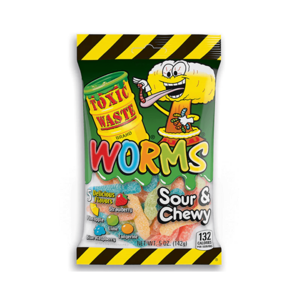 Toxic Waste Sour & Chewy Worms 