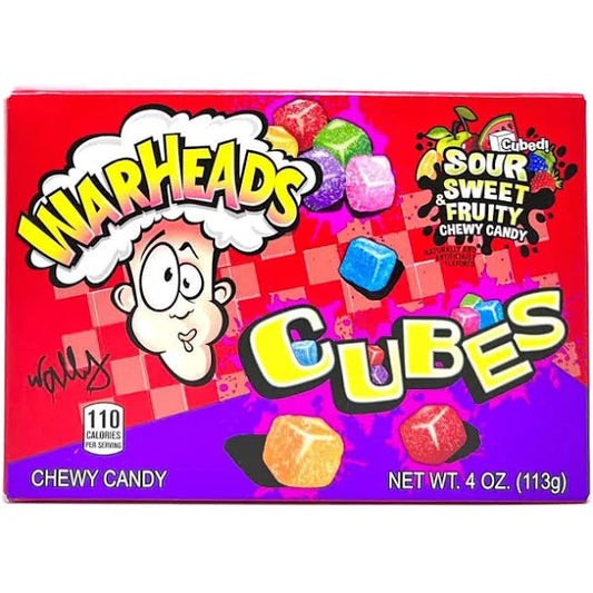 Theater Box Warheads Chewy Cubes