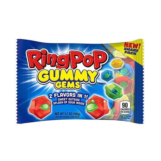 Sac à pinces Ring Pop Gummy Gems